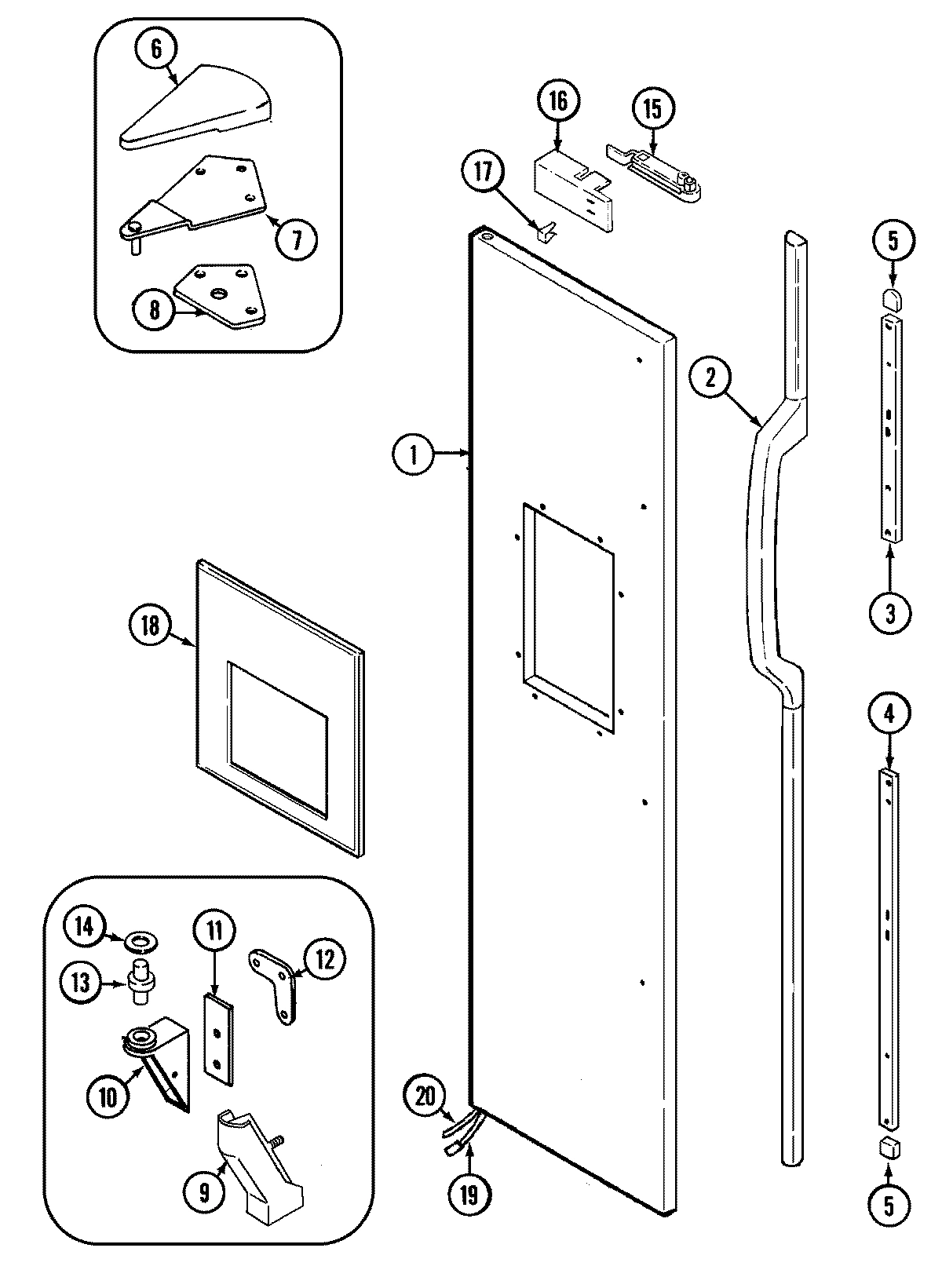 03 - FREEZER OUTER DOOR