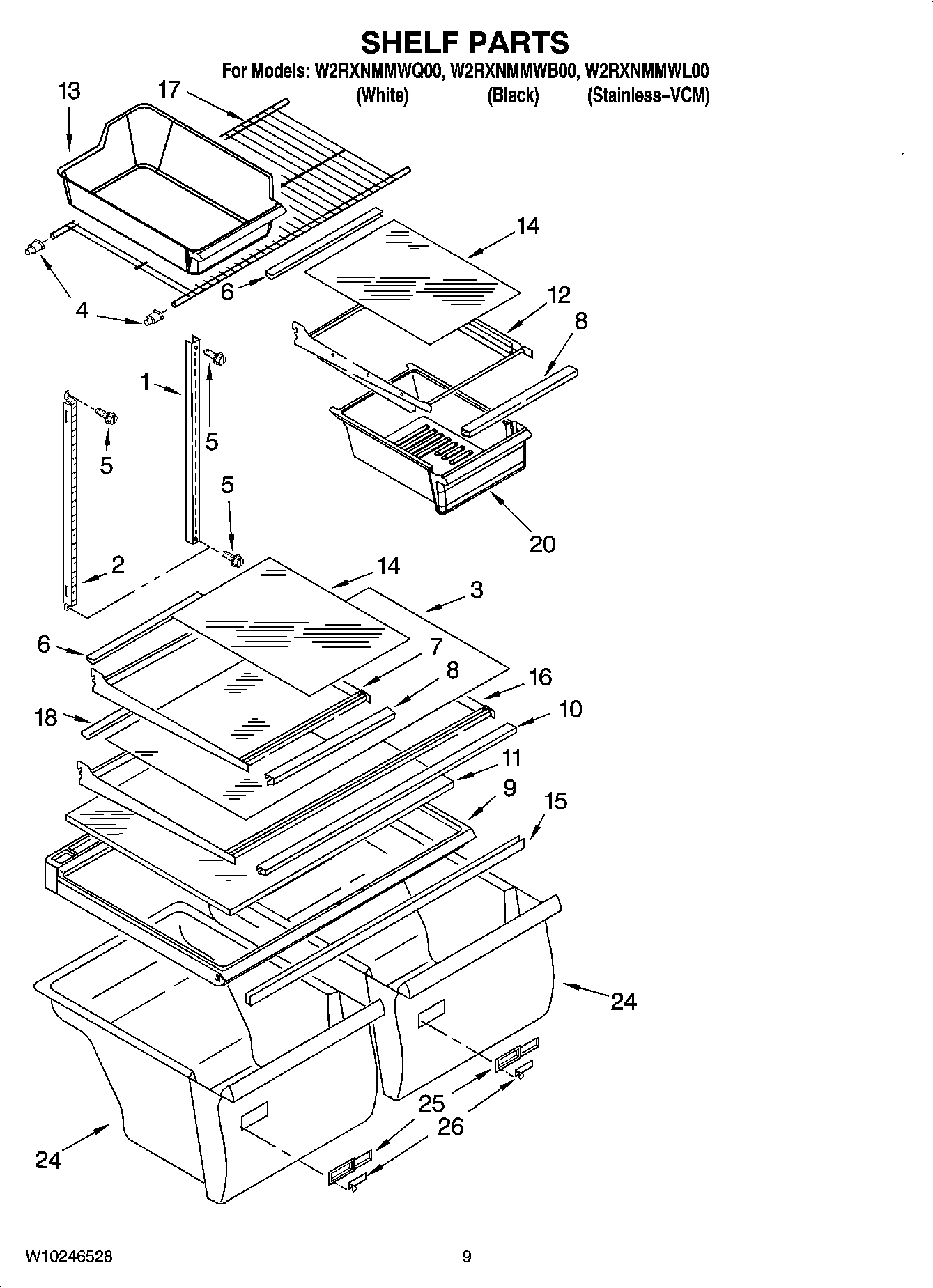 05 - SHELF PARTS