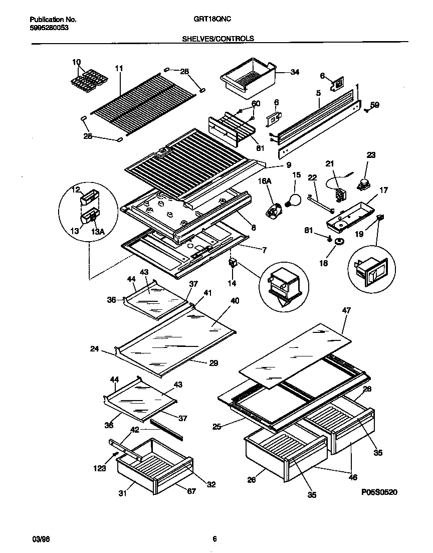 04 - SHELVES/CONTROLS