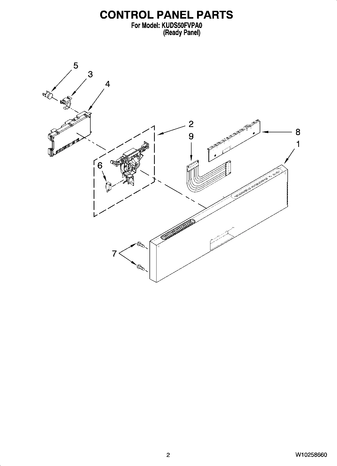 02 - CONTROL PANEL PARTS