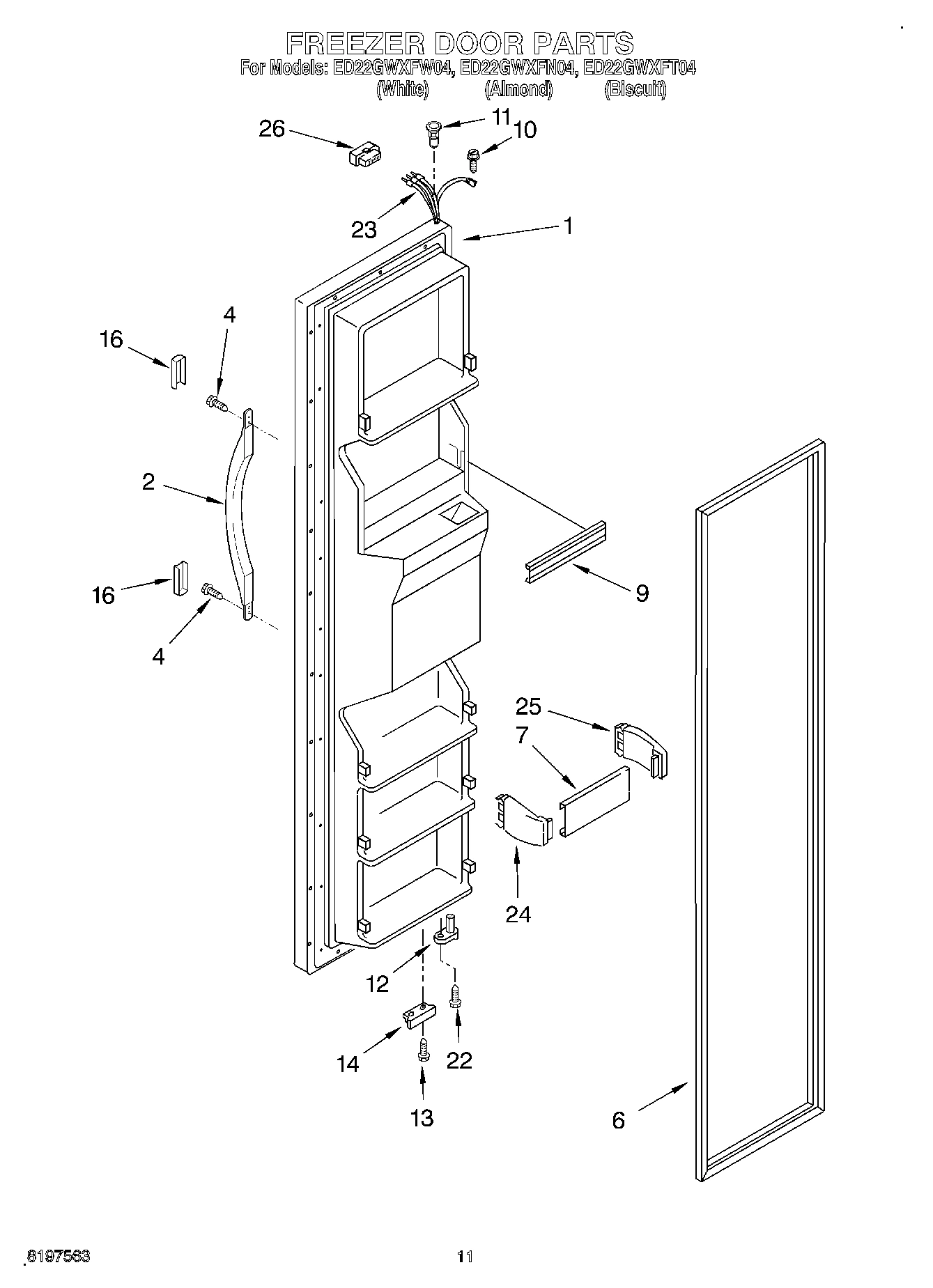08 - FREEZER DOOR