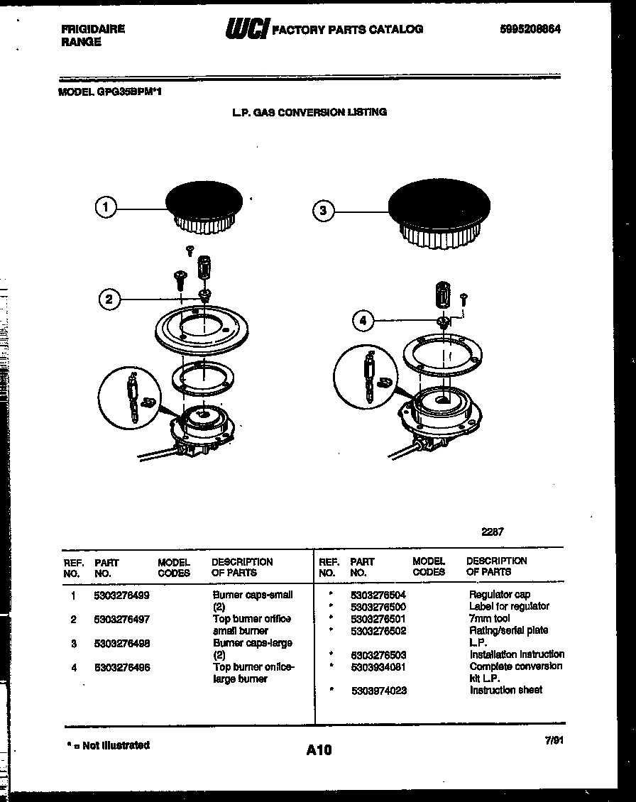 08 - BURNER PARTS