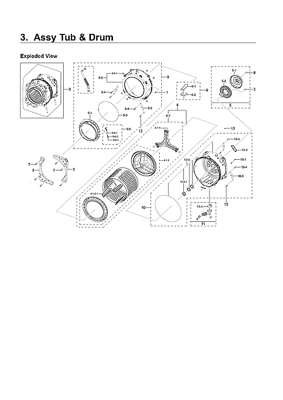 Tub & Drum Assembly