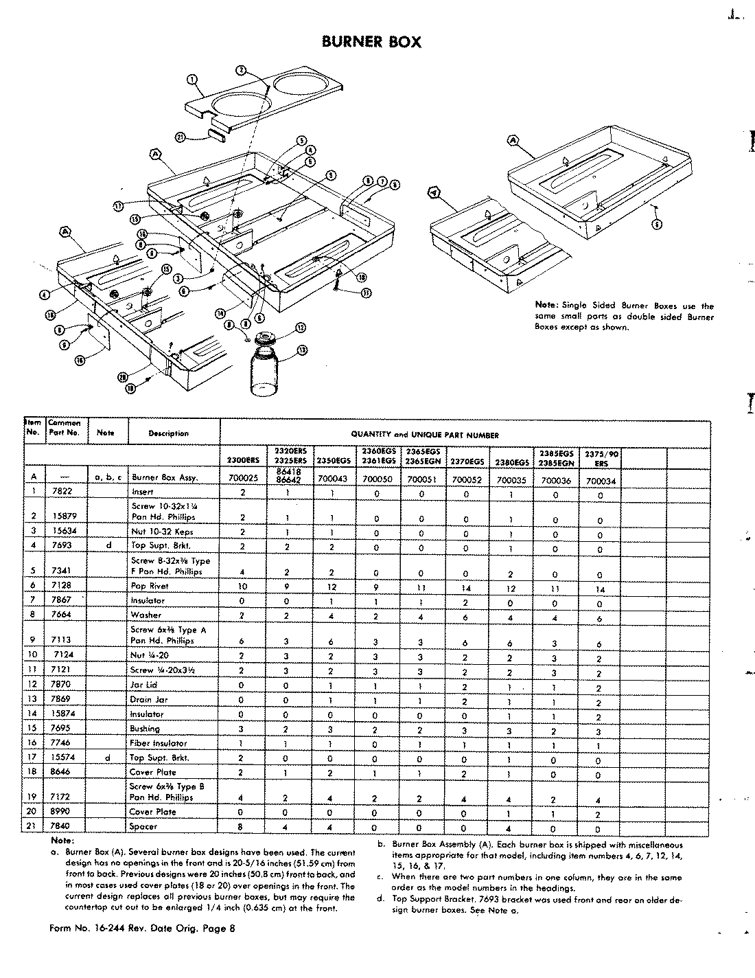 02 - BURNER BOX