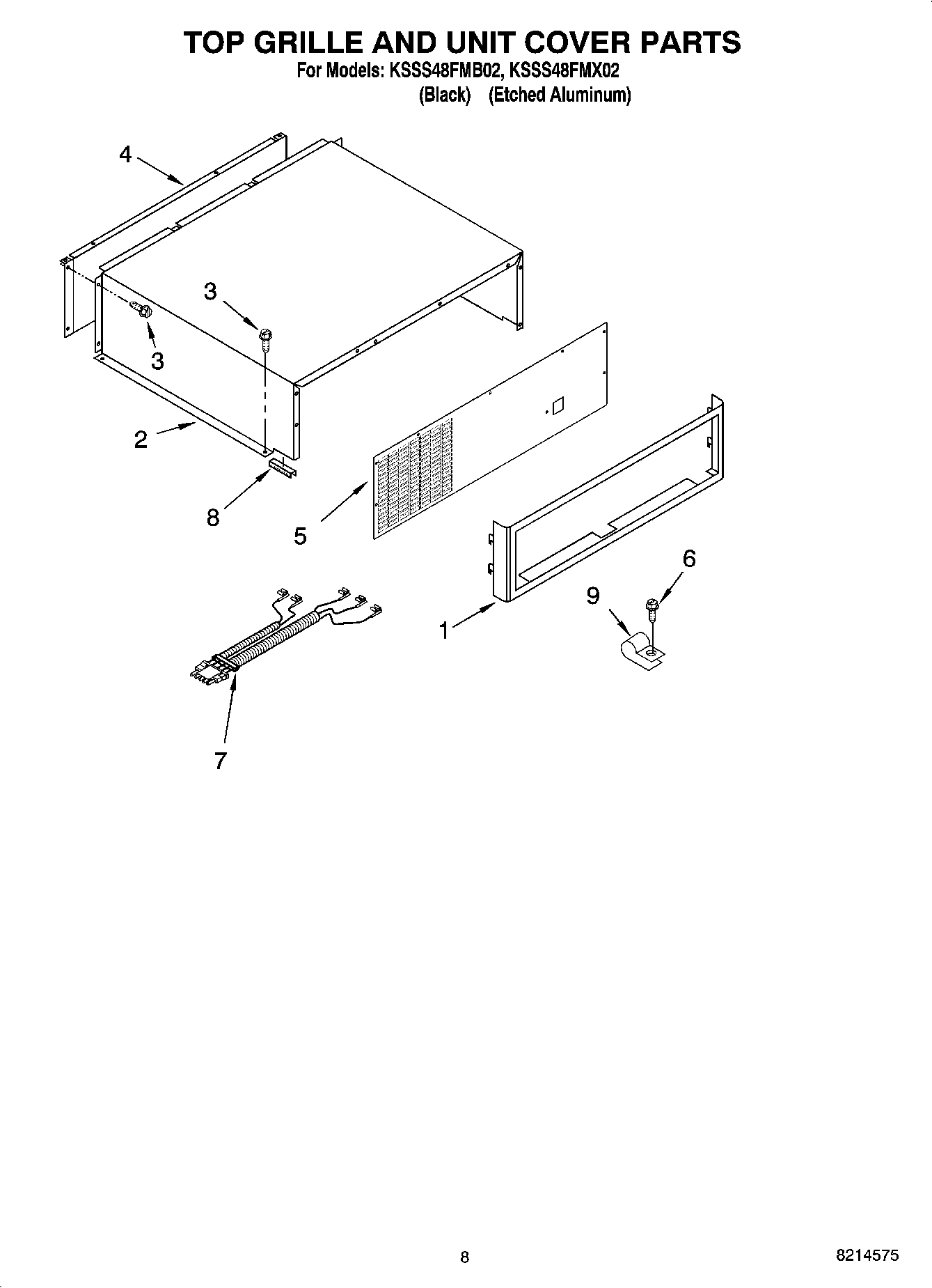 06 - TOP GRILLE AND UNIT COVER PARTS