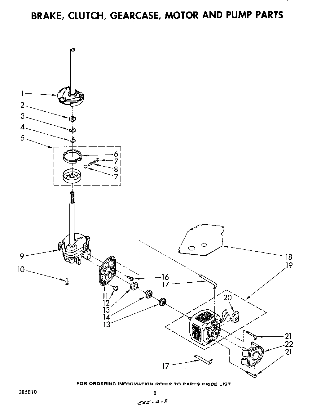 06 - BRAKE, CLUTCH, GEARCASE, MOTOR AND PUMP