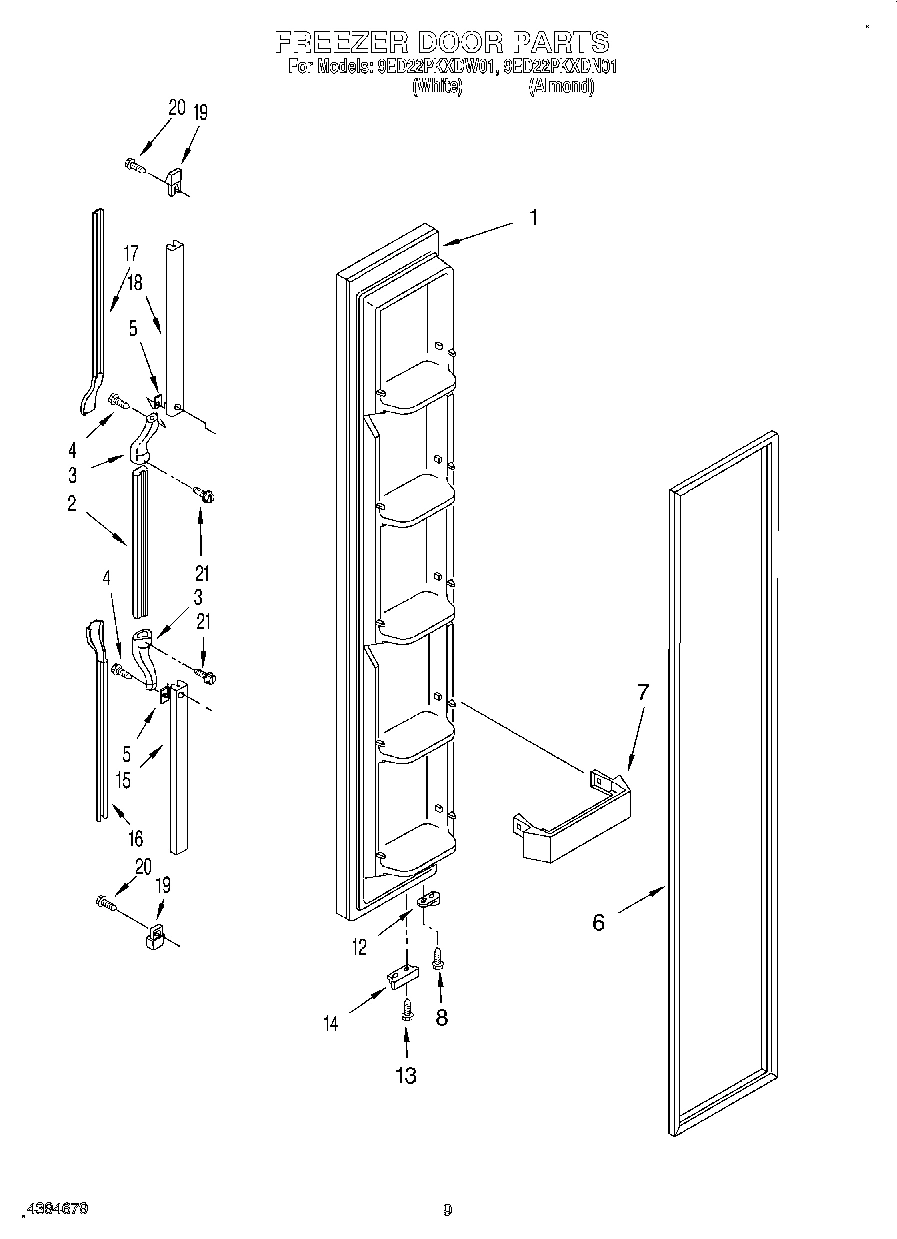 06 - FREEZER DOOR