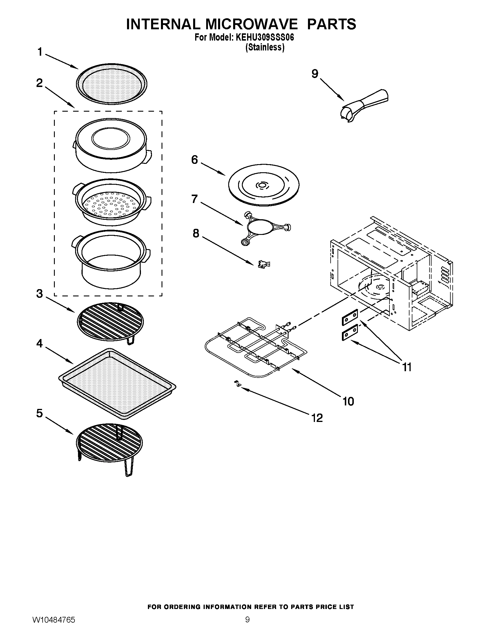 07 - INTERNAL MICROWAVE PARTS