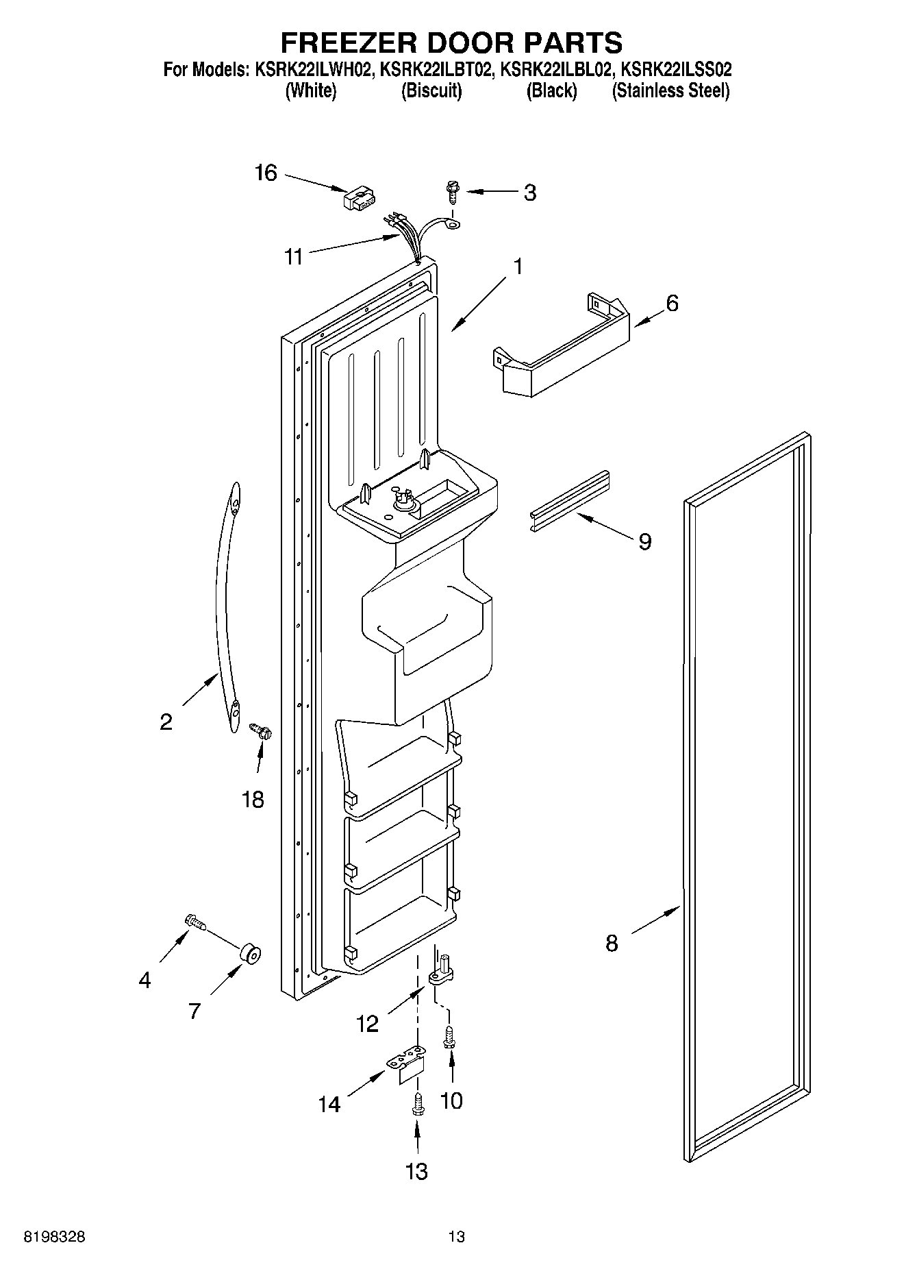 08 - FREEZER DOOR