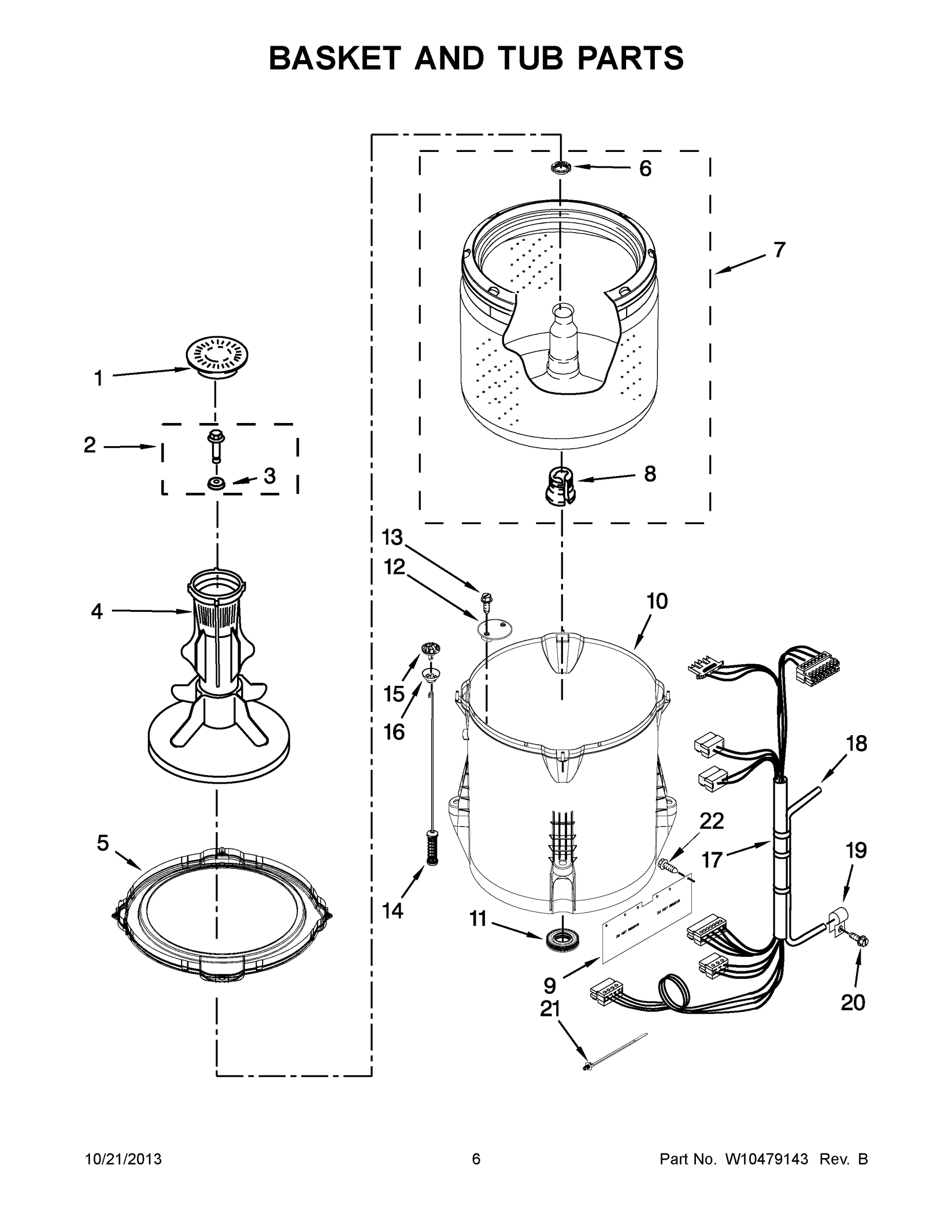 04 - BASKET AND TUB PARTS