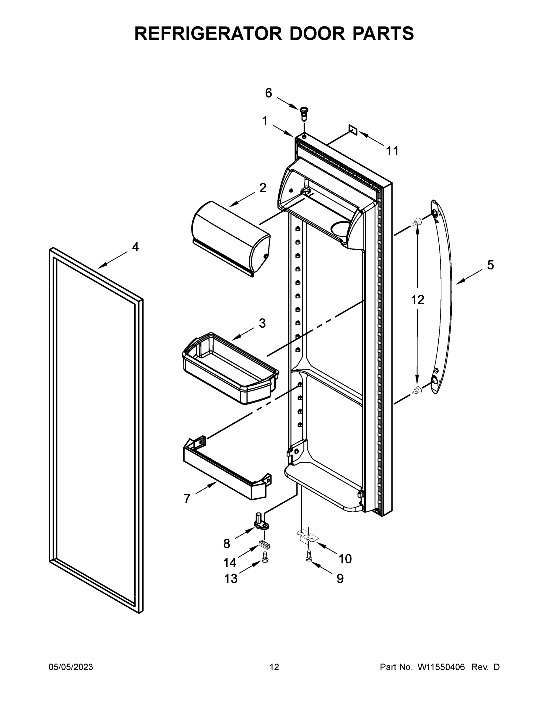 07 - REFRIGERATOR DOOR PARTS
