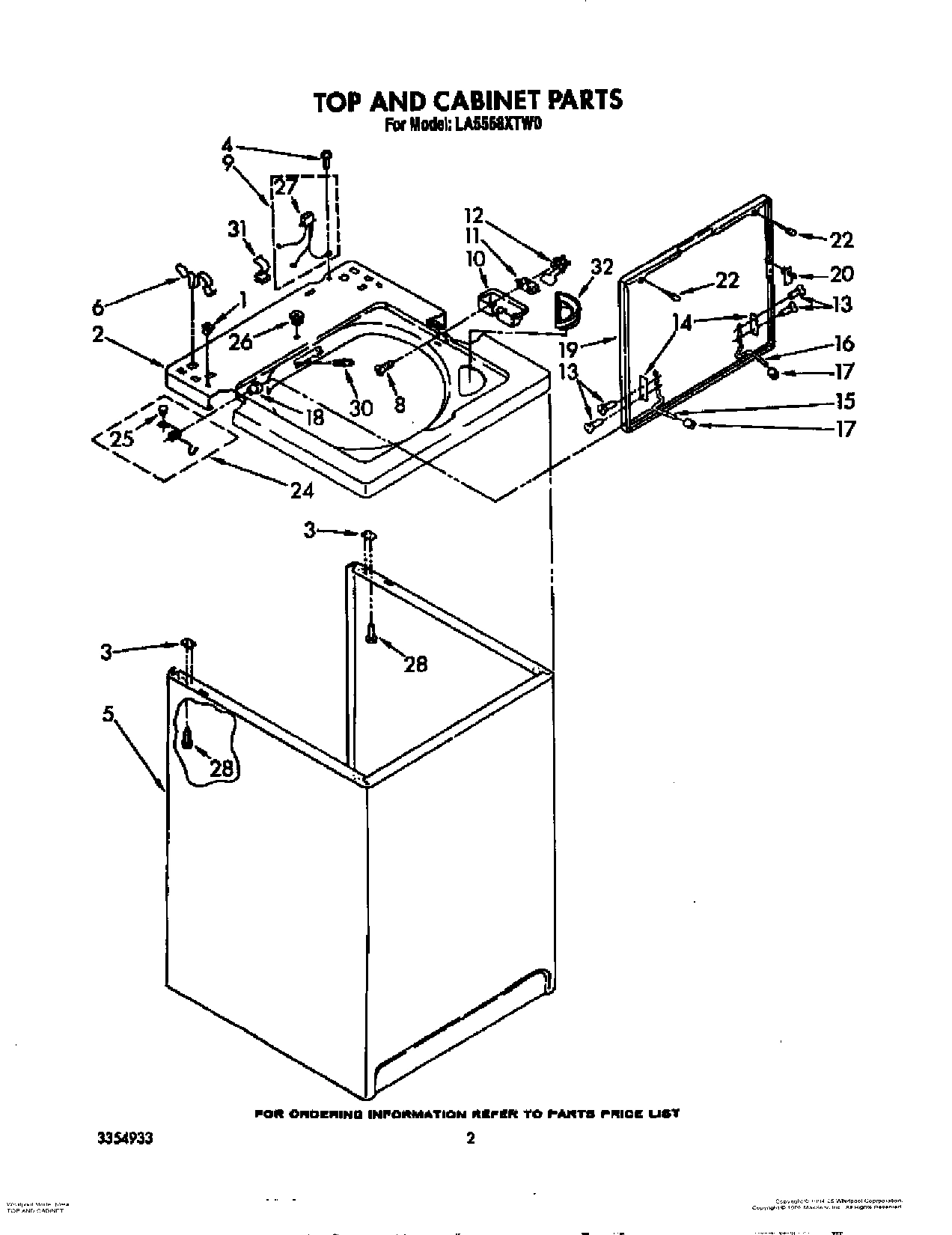 02 - TOP AND CABINET, OPTIONAL