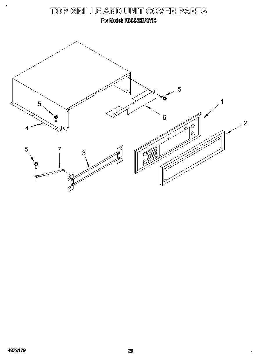 17 - TOP GRILLE AND UNIT COVER