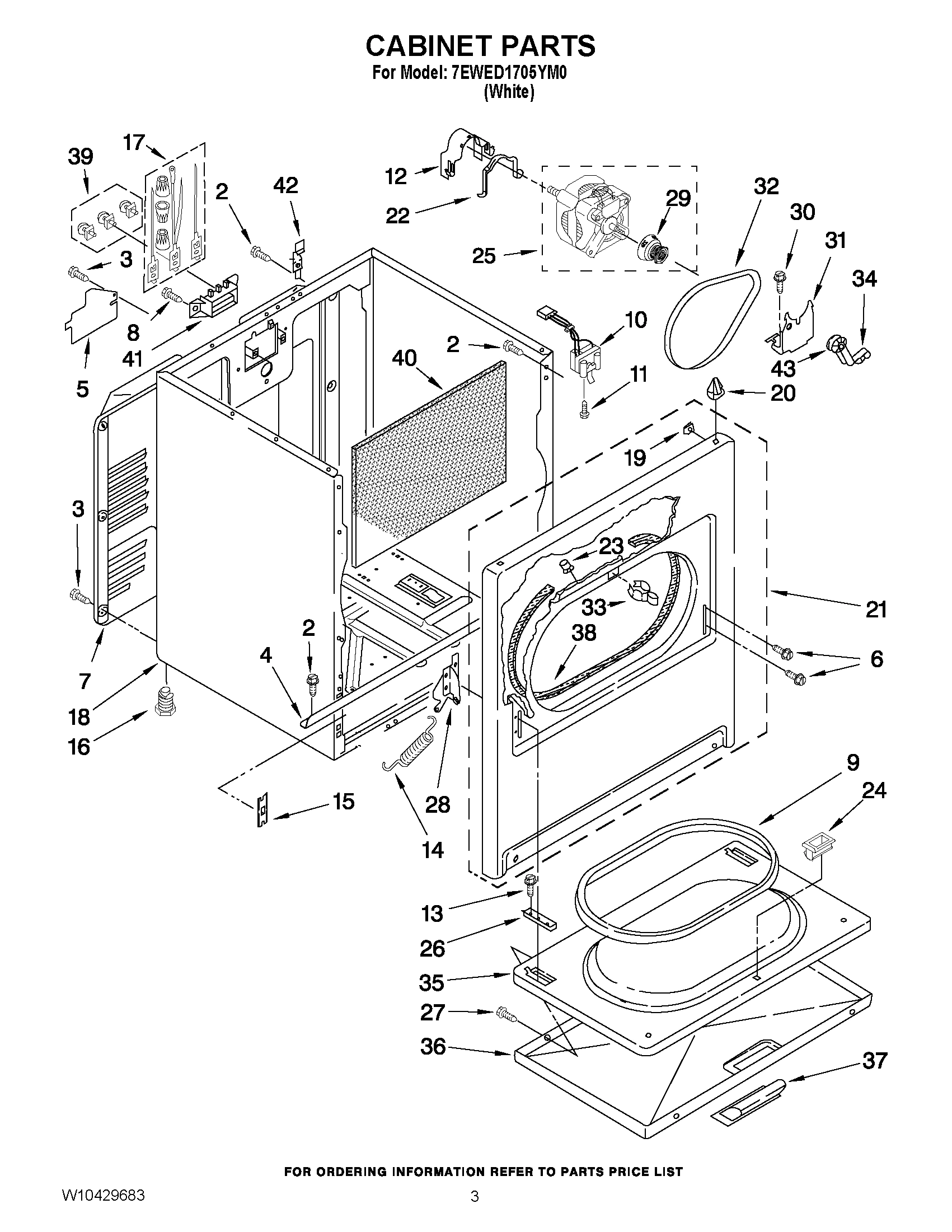 02 - CABINET PARTS