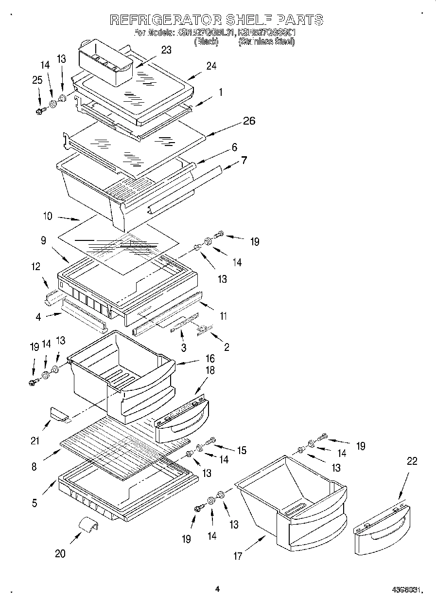 03 - REFRIGERATOR SHELF