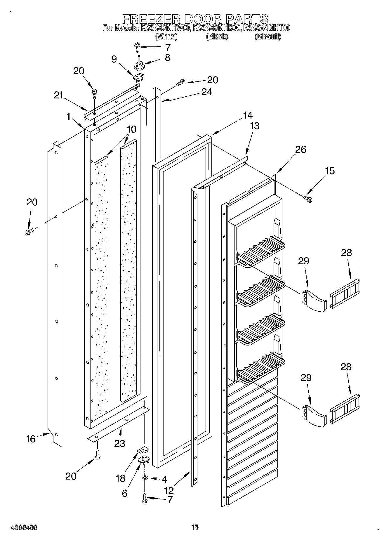 11 - FREEZER DOOR