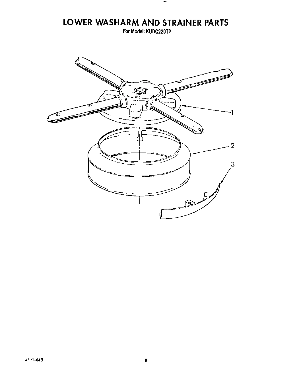 06 - LOWER WASHARM AND STRAINER
