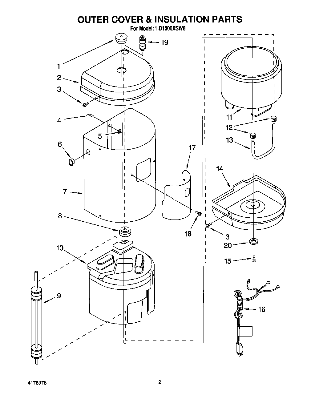 02 - OUTER COVER & INSULATION, LITERATURE