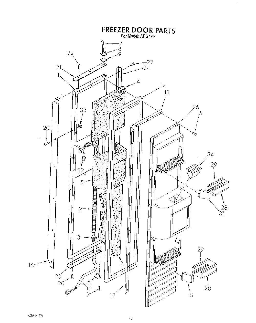 11 - FREEZER DOOR