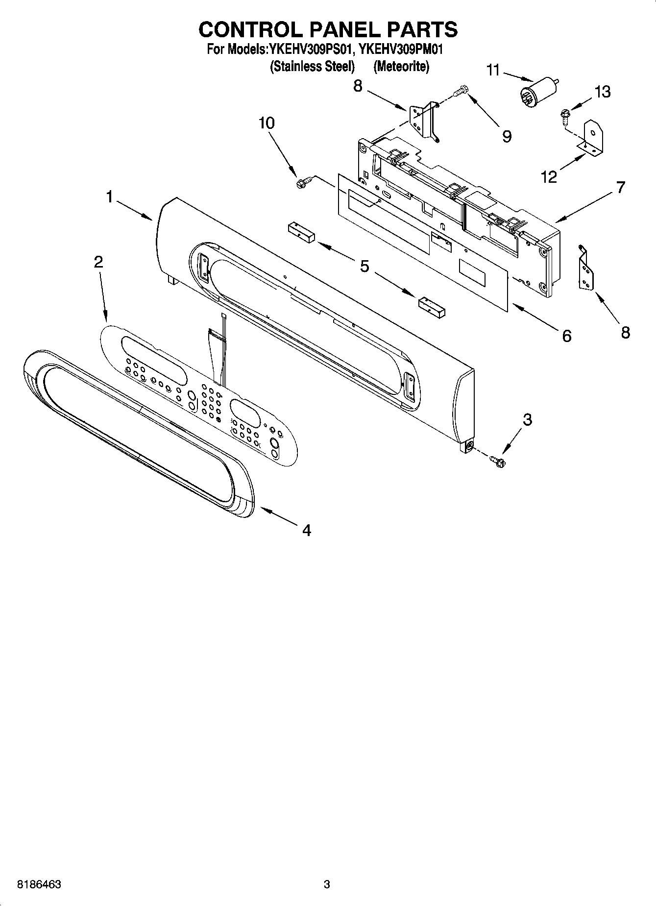 02 - CONTROL PANEL PARTS