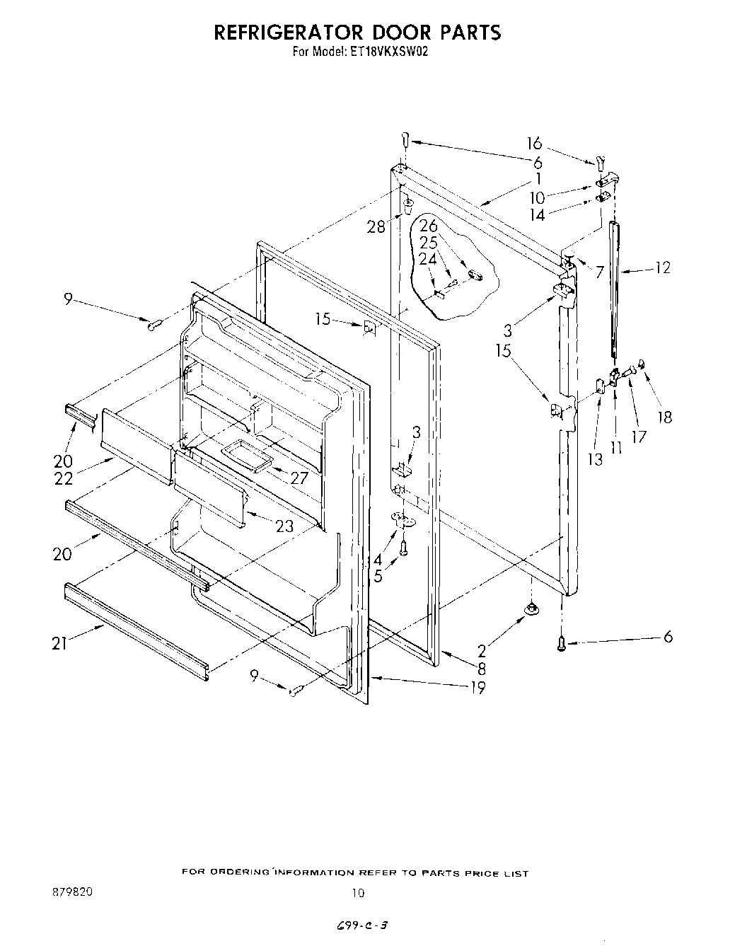08 - REFRIGERATOR DOOR , NOT ILLUSTRATED