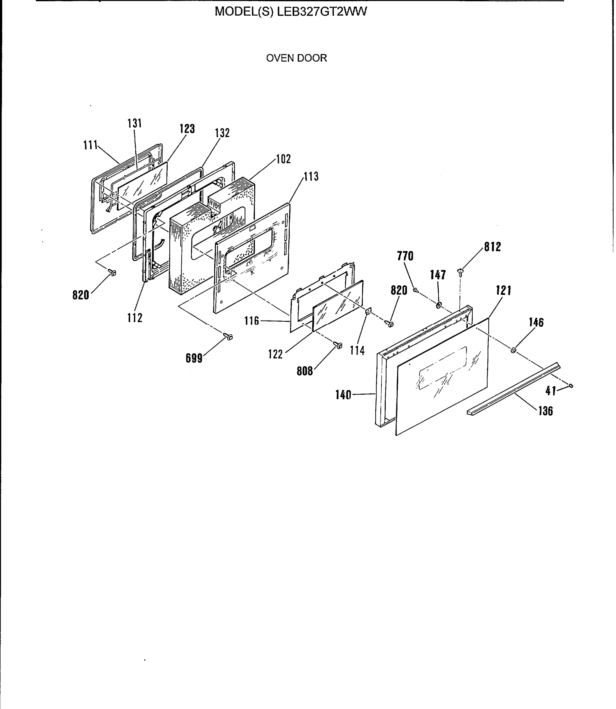 OVEN DOOR