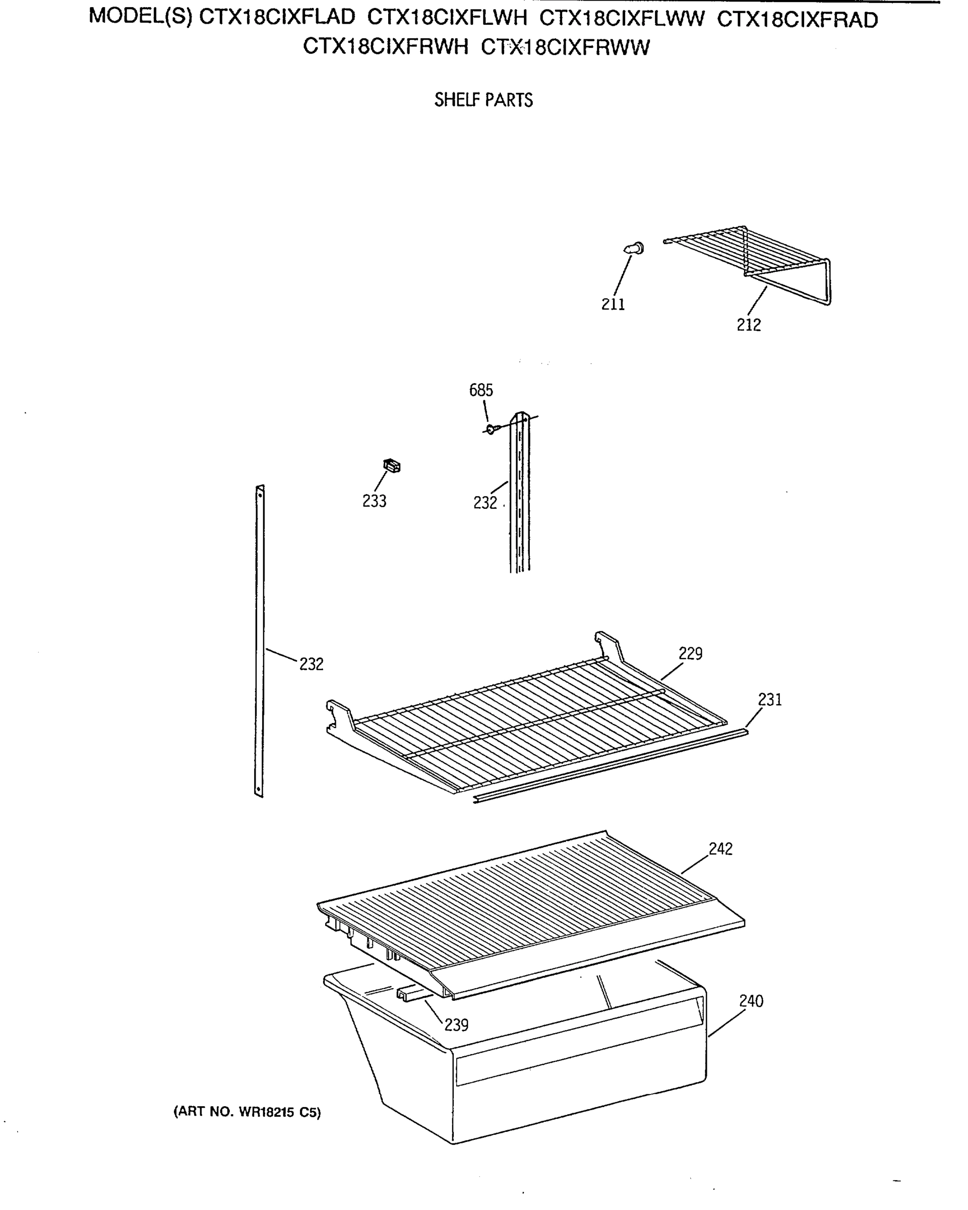SHELF PARTS