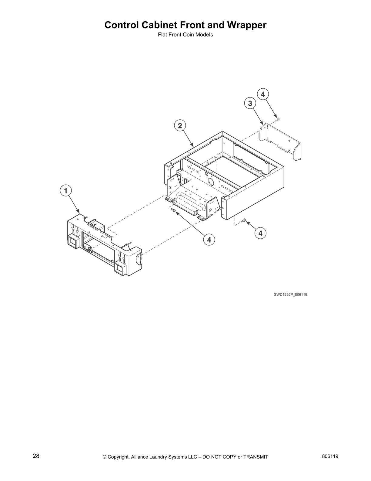 Control Cabinet Front and Wrapper