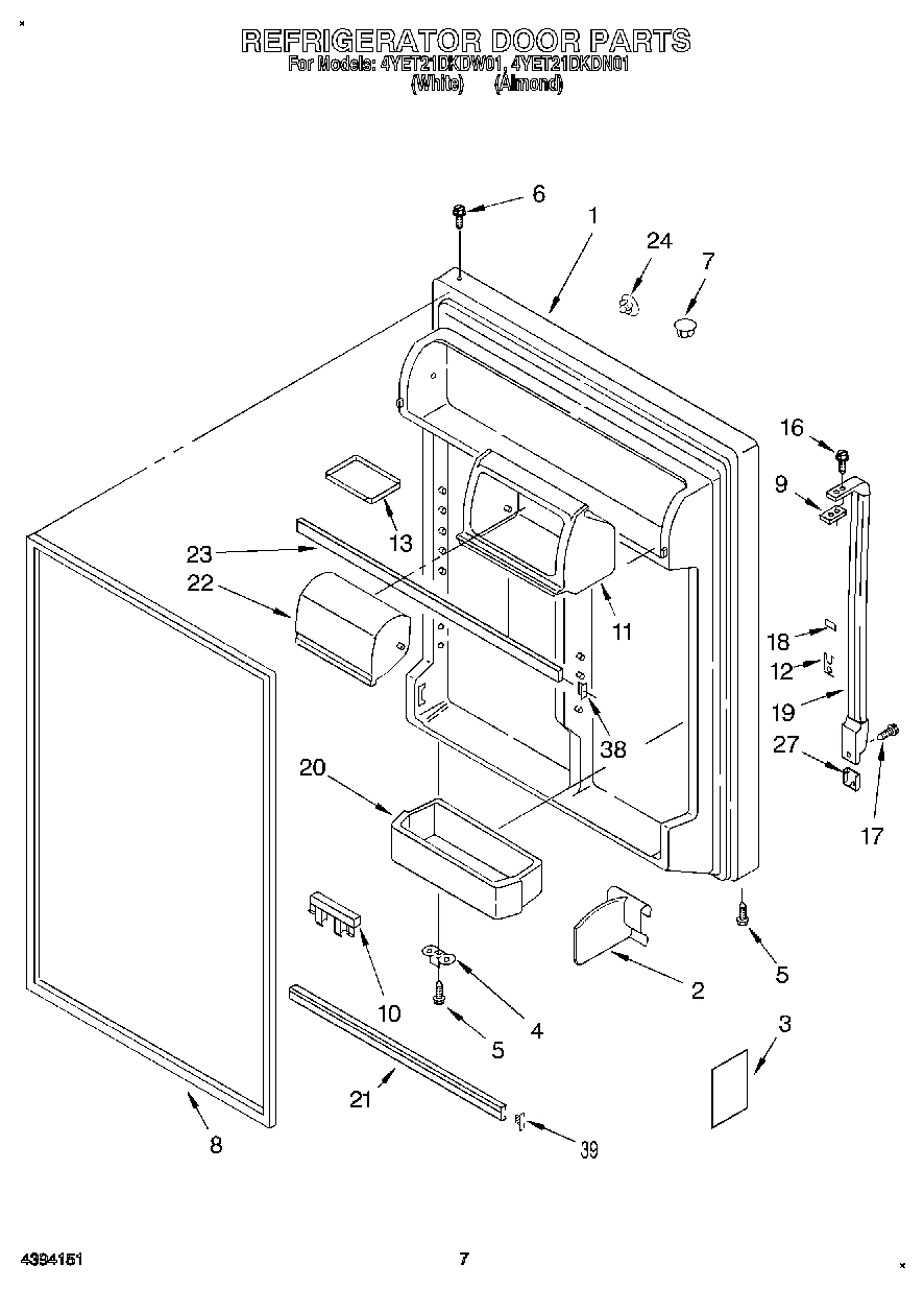 04 - REFRIGERATOR DOOR