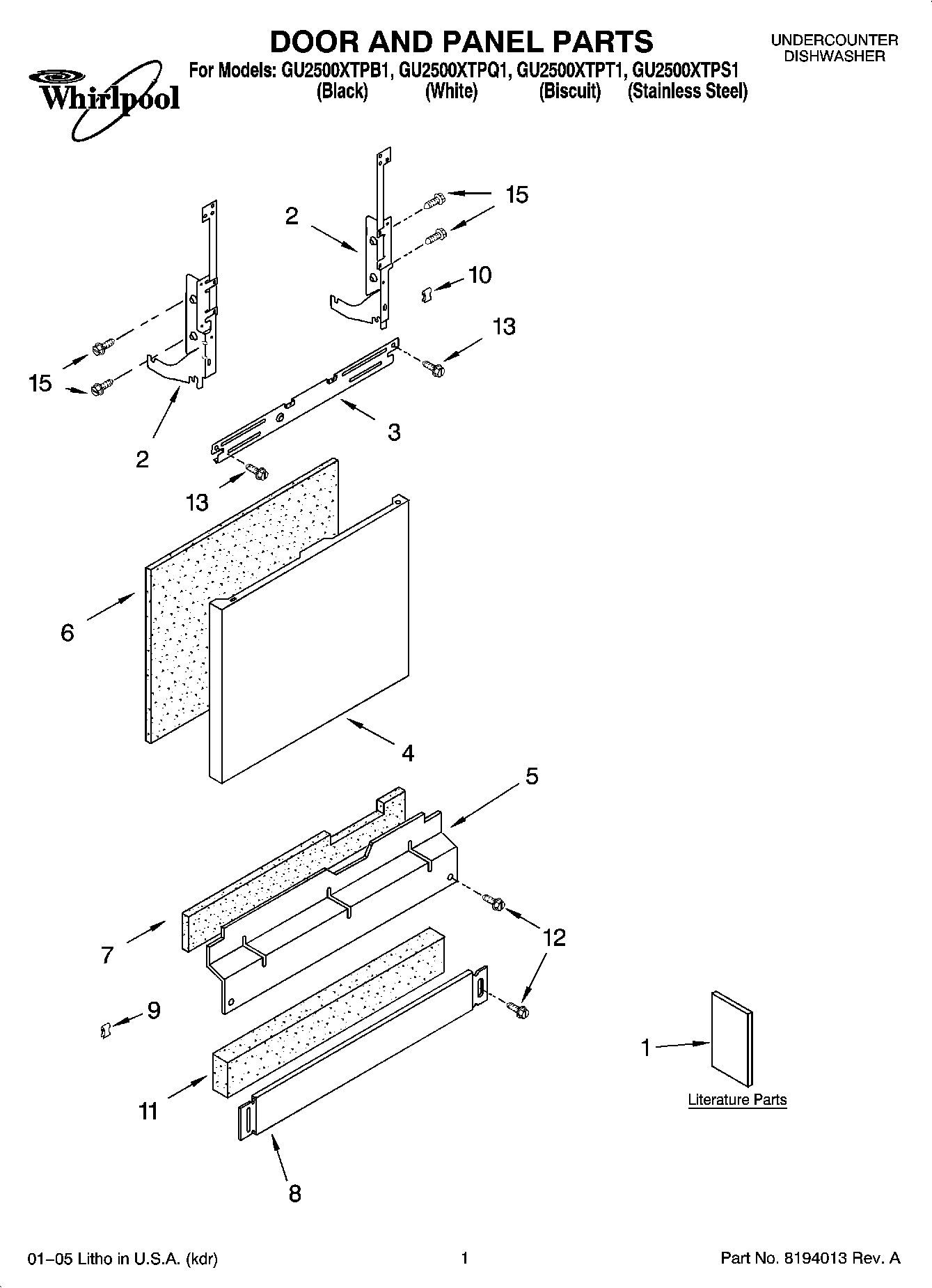 01 - DOOR AND PANEL PARTS
