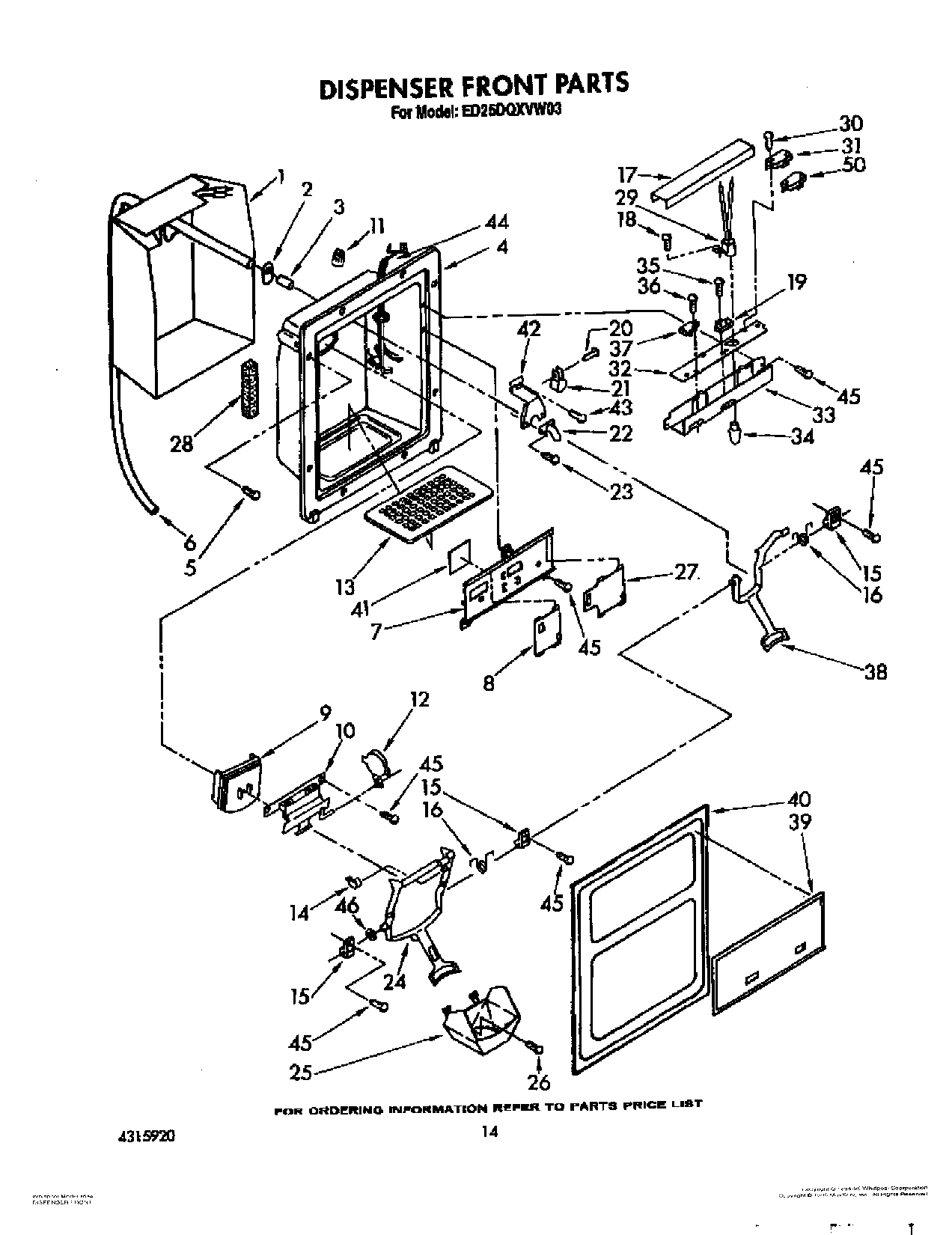 09 - DISPENSER FRONT