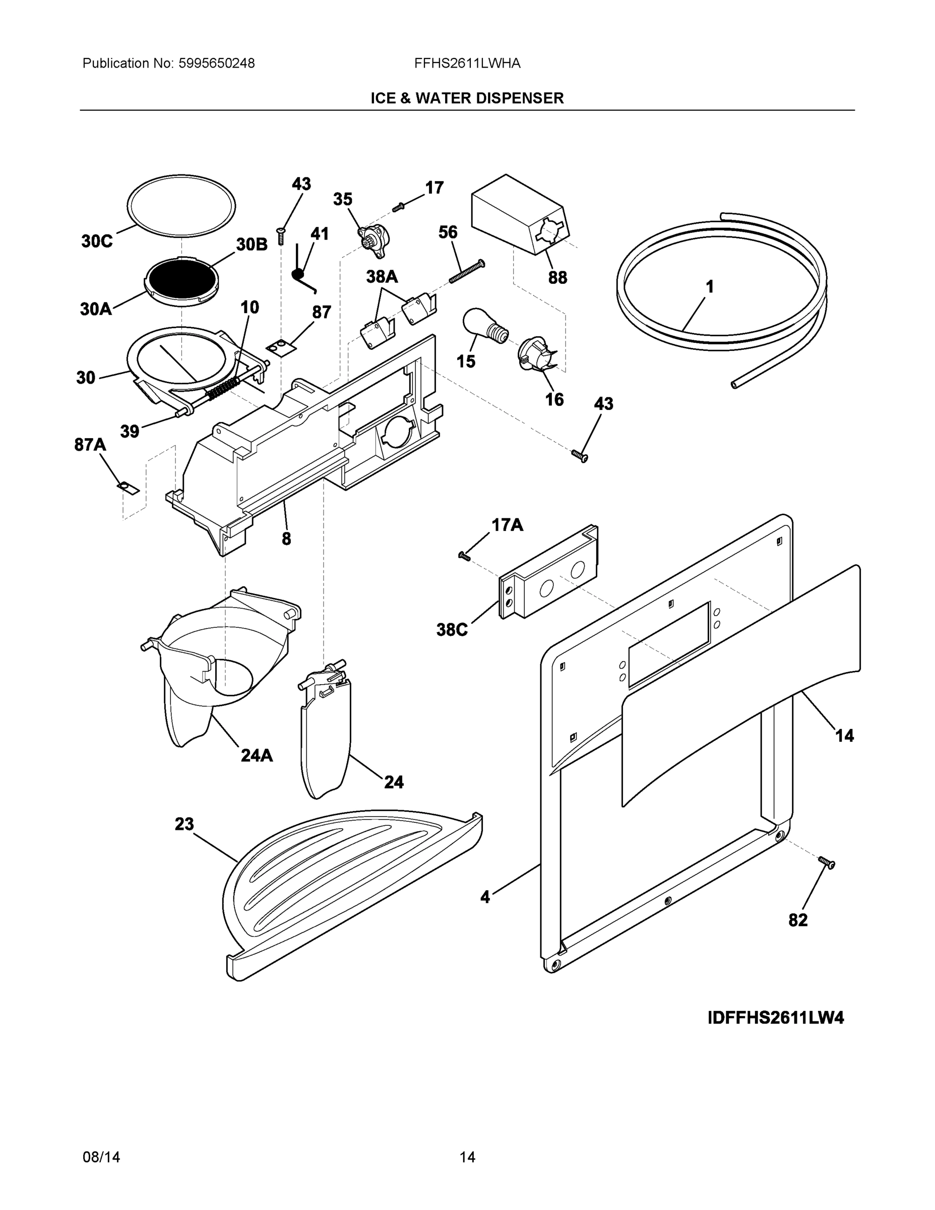 08 - ICE & WATER DISPENSER
