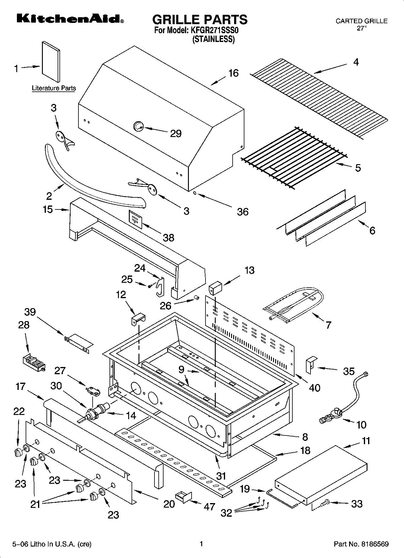 01 - GRILLE PARTS