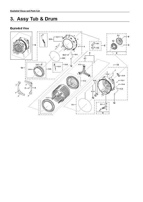 TUB & DRUM PARTS