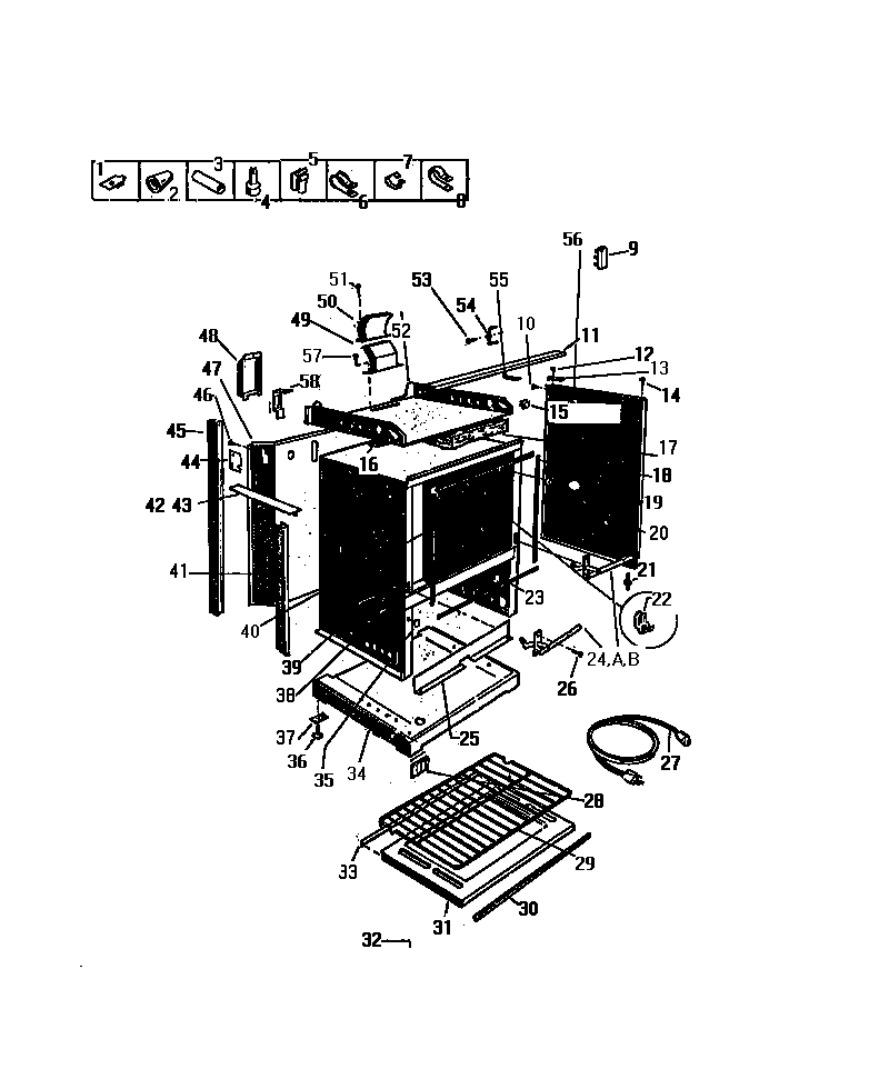 10 - LOWER OVEN DOOR