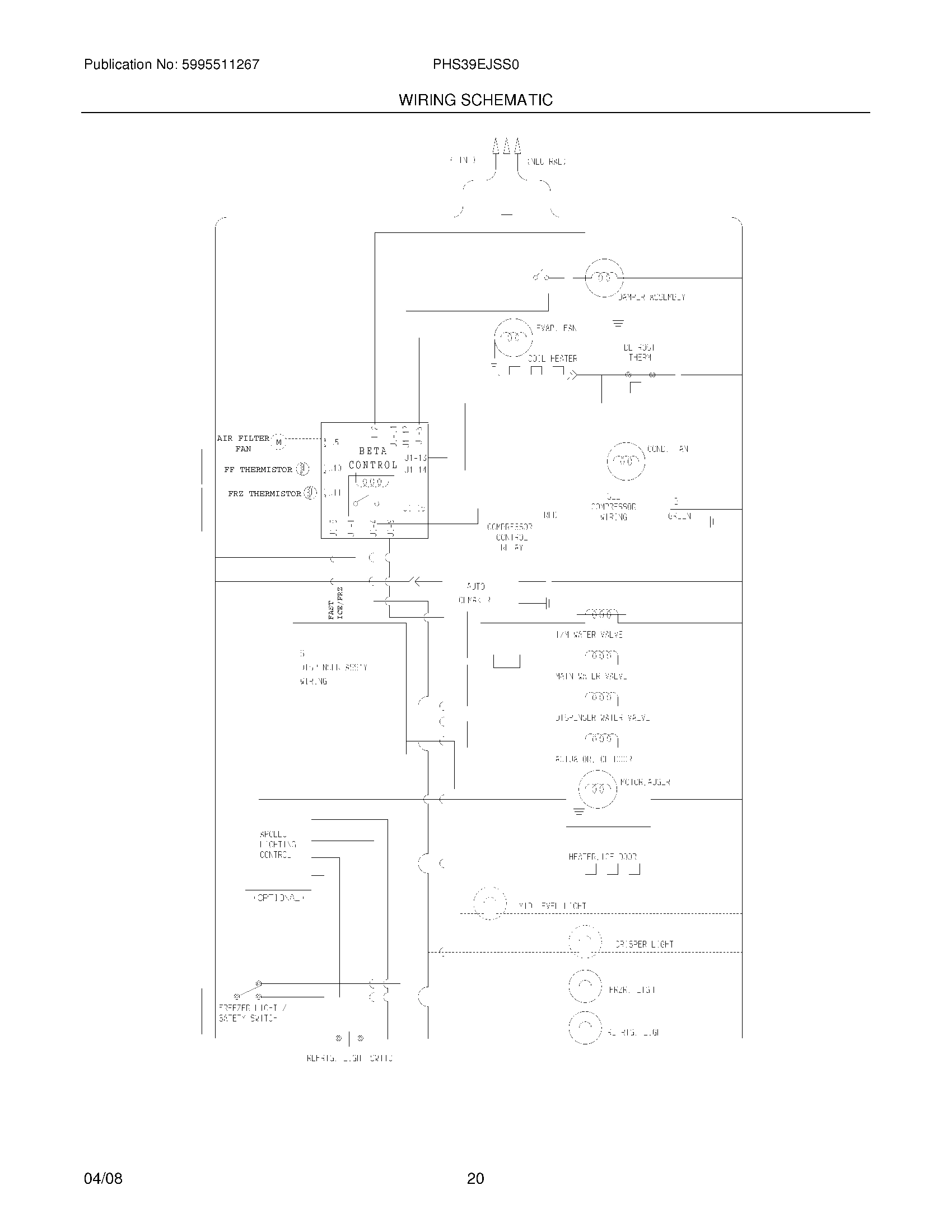 20 - WIRING SCHEMATIC