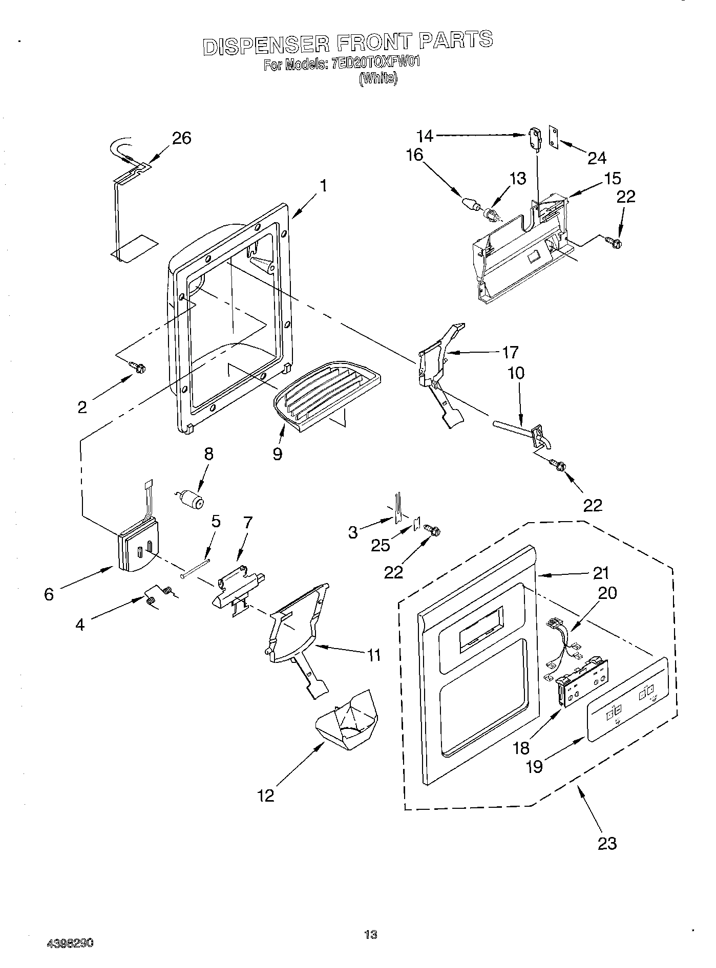 08 - DISPENSER FRONT
