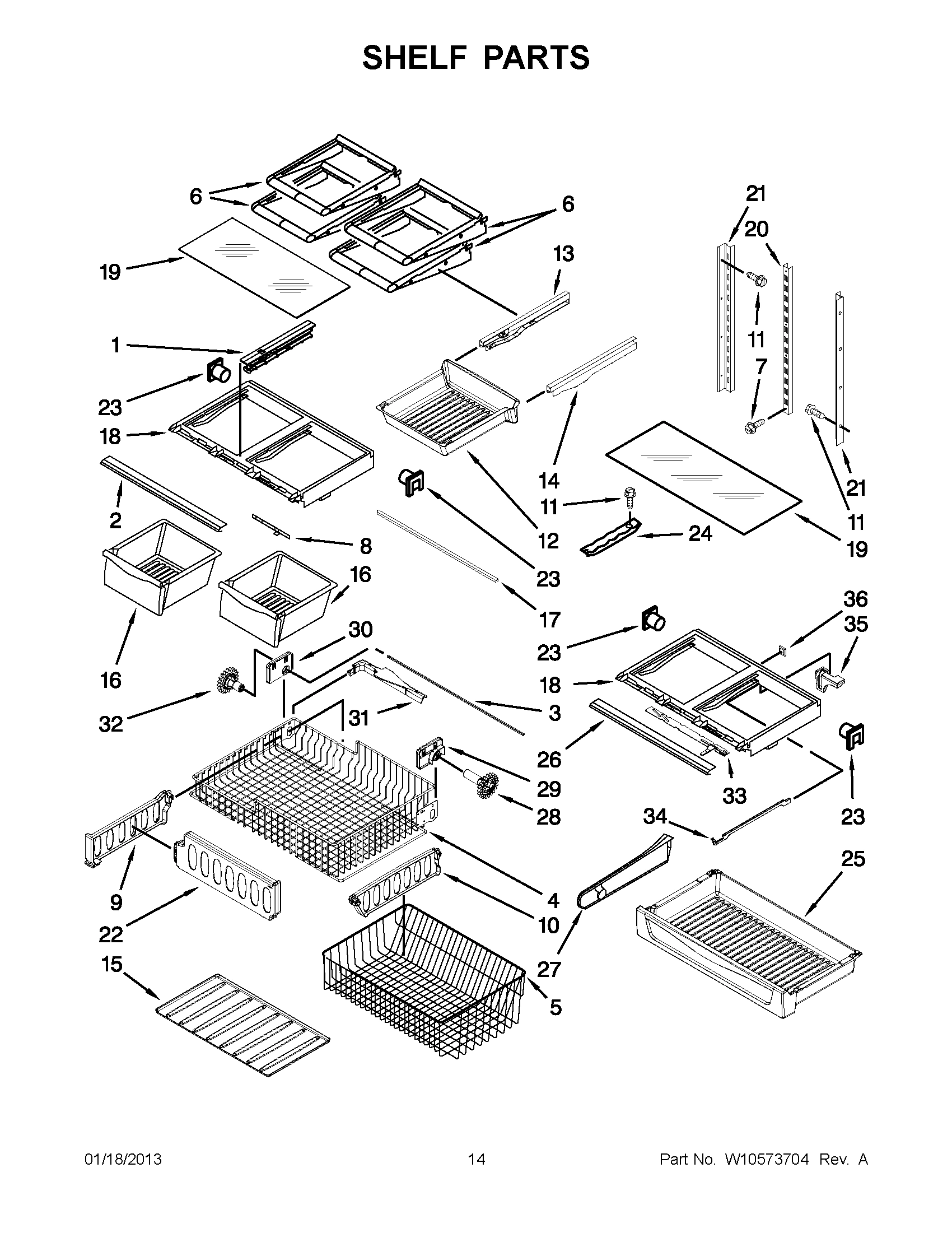 07 - SHELF PARTS