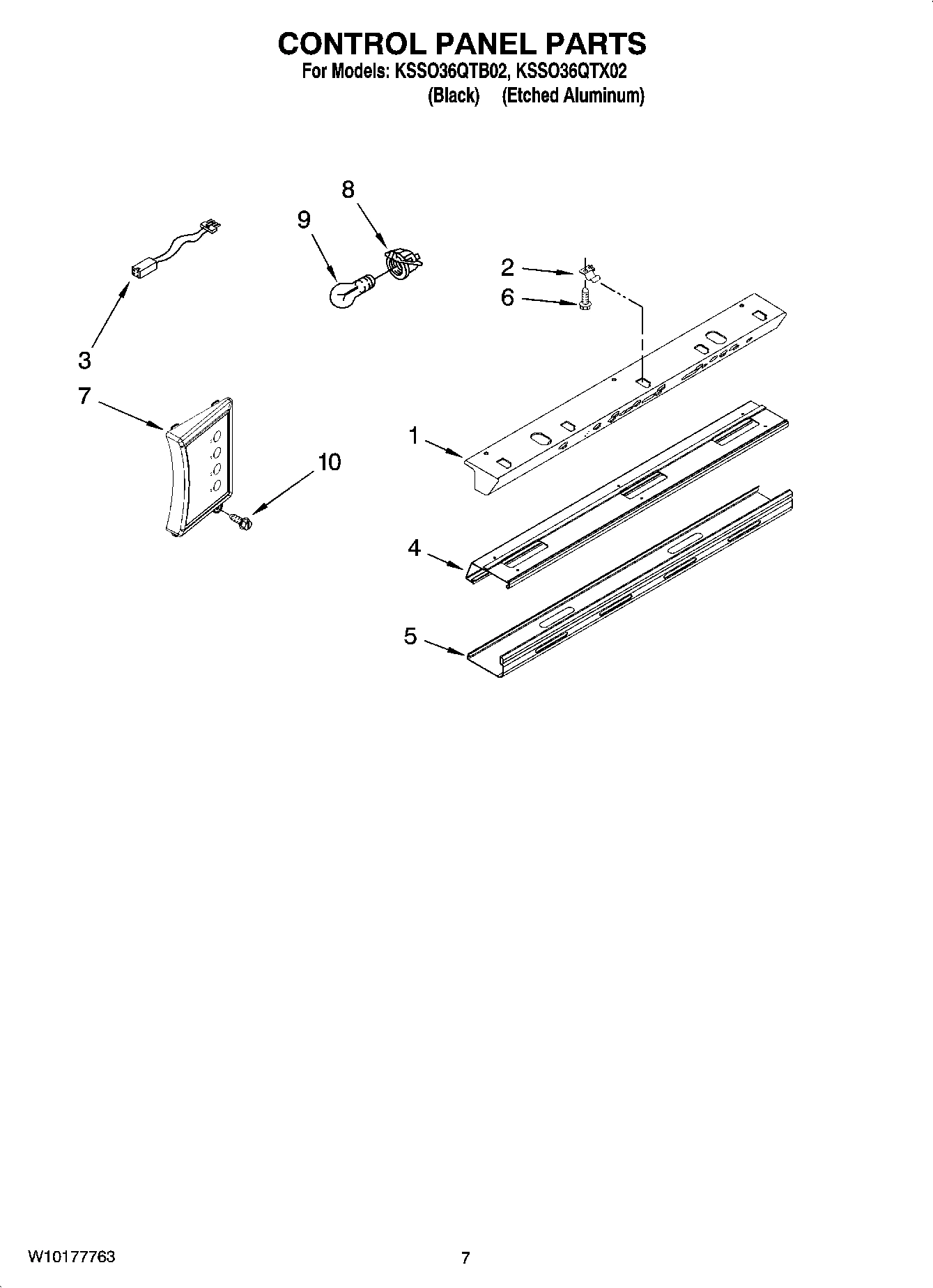 05 - CONTROL PANEL PARTS