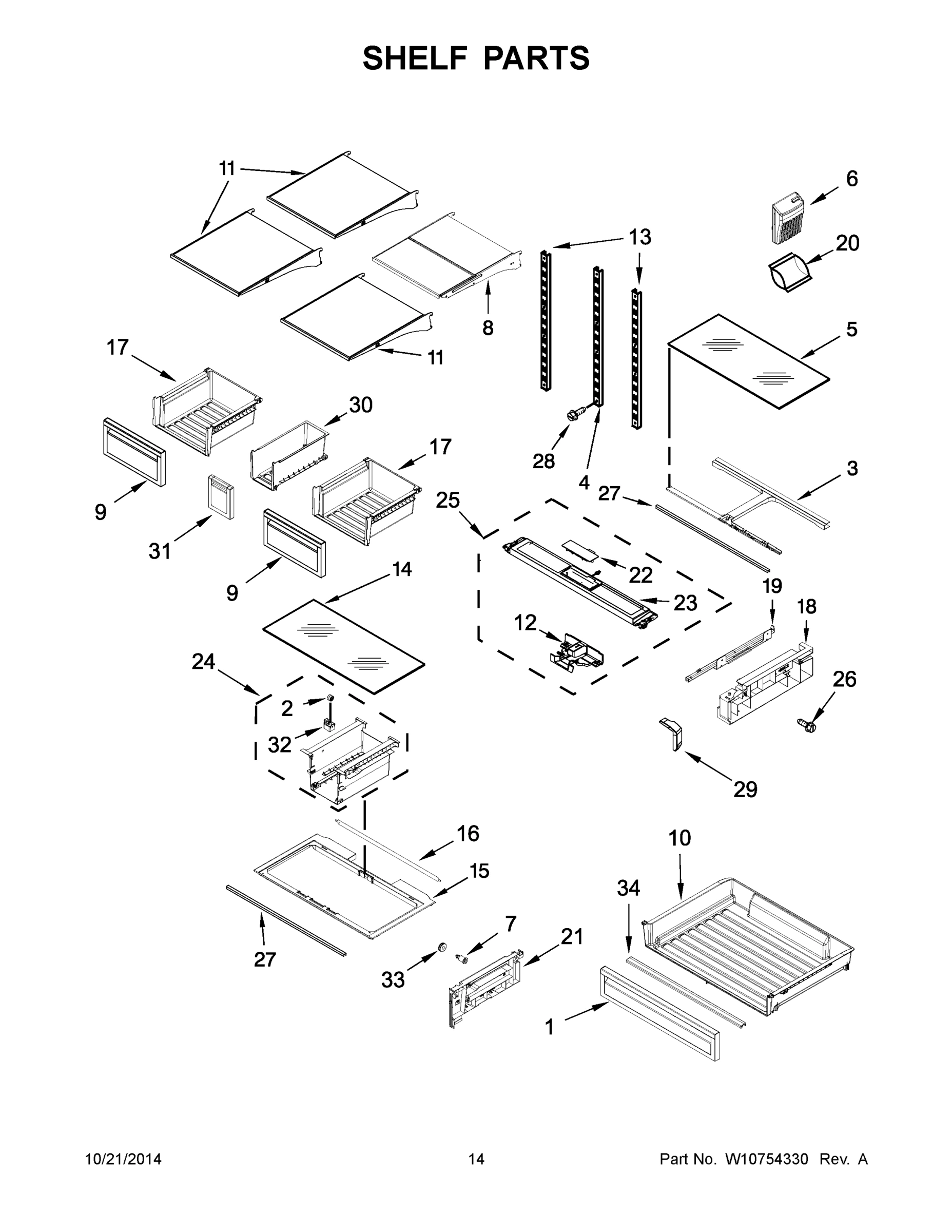 08 - SHELF PARTS