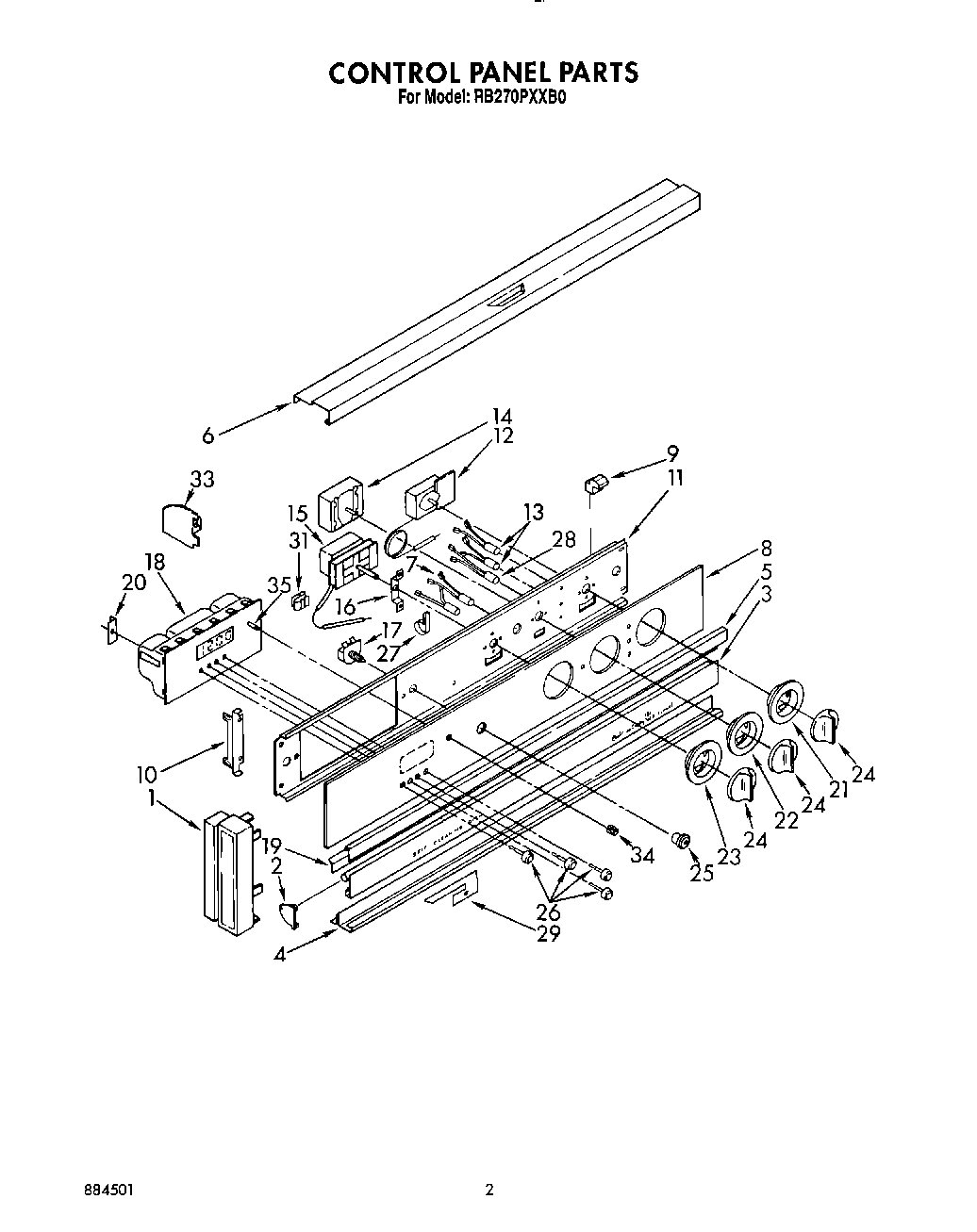 02 - CONTROL PANEL, LIT/OPTIONAL