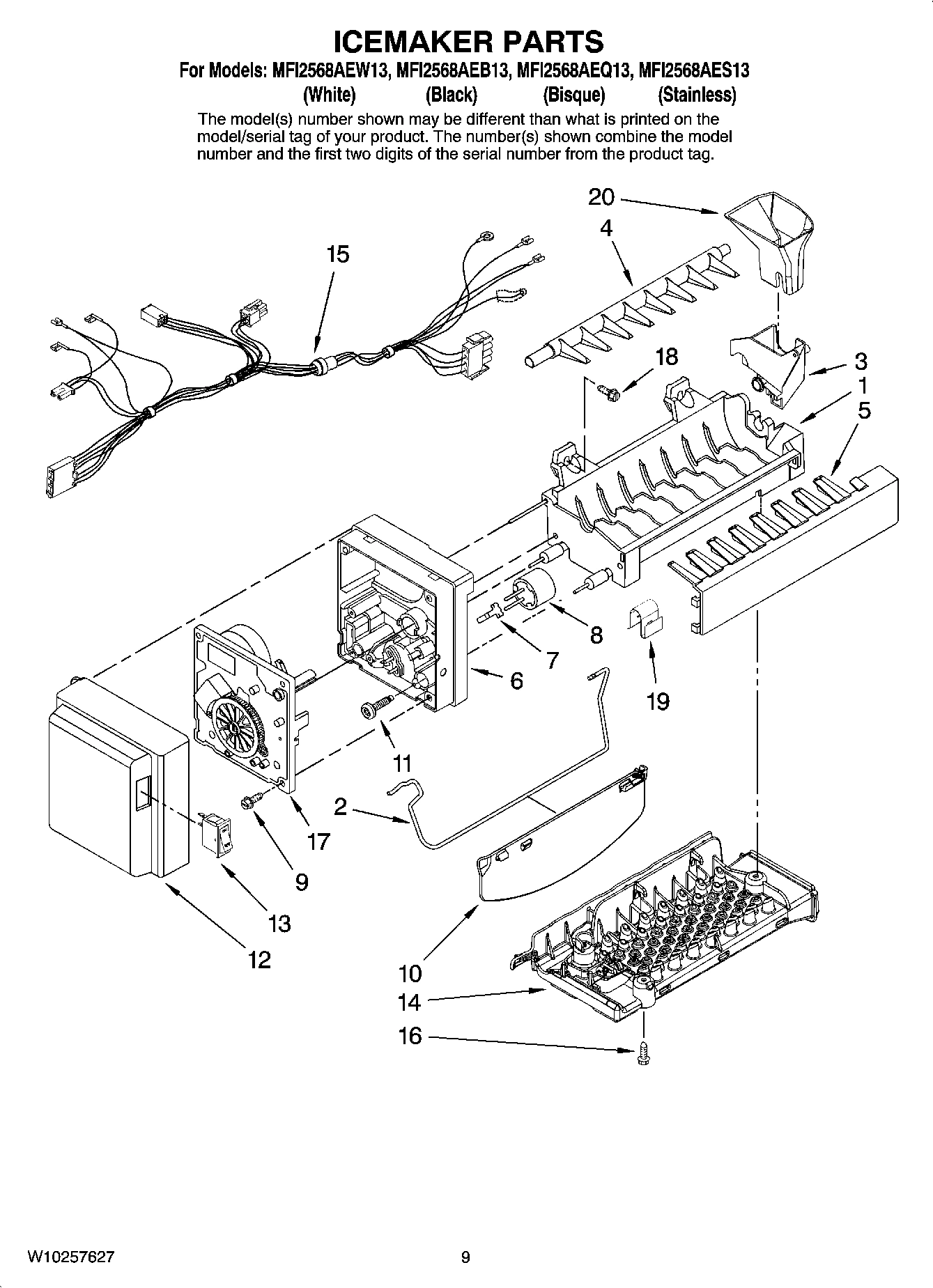 05 - ICEMAKER PARTS