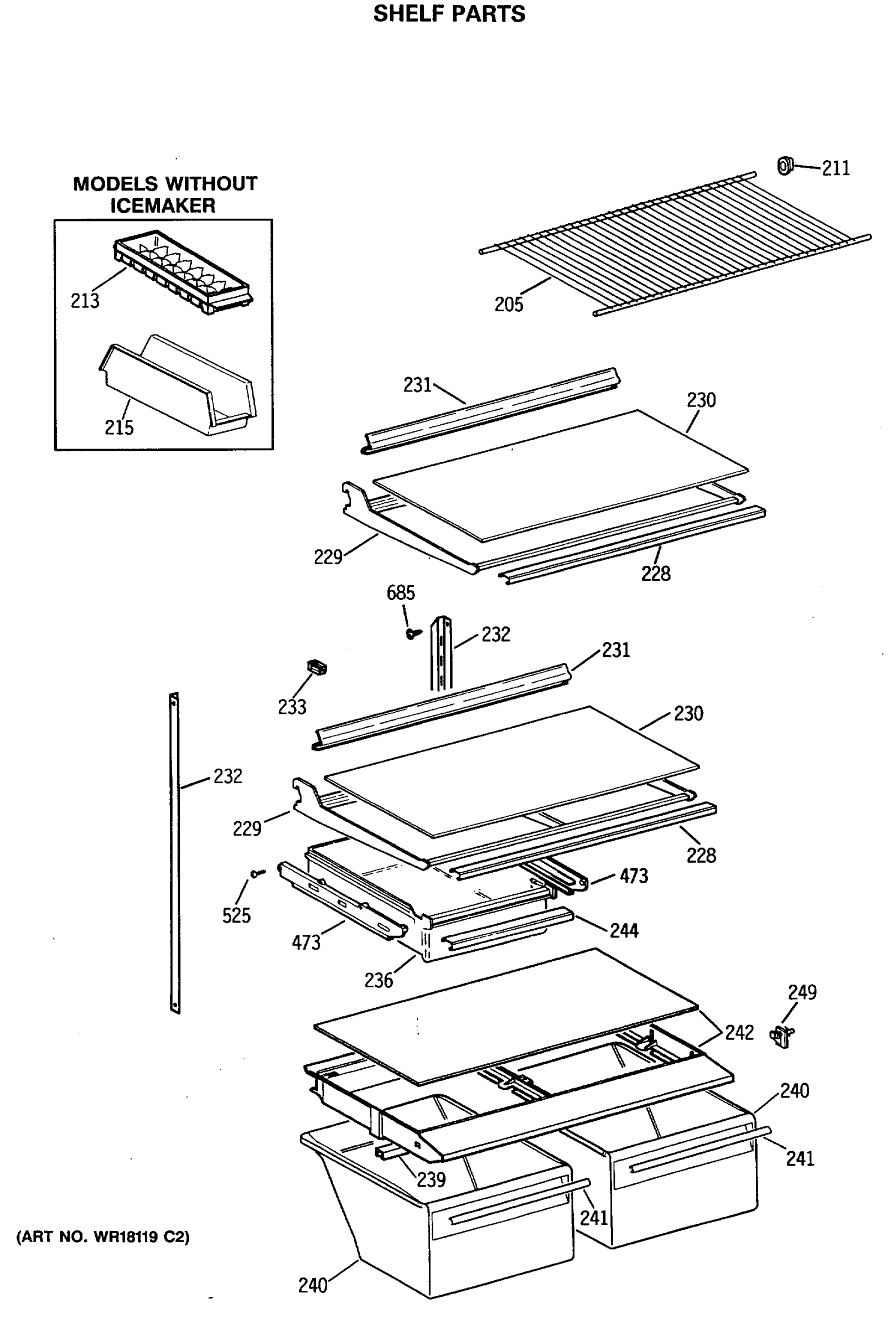SHELF PARTS