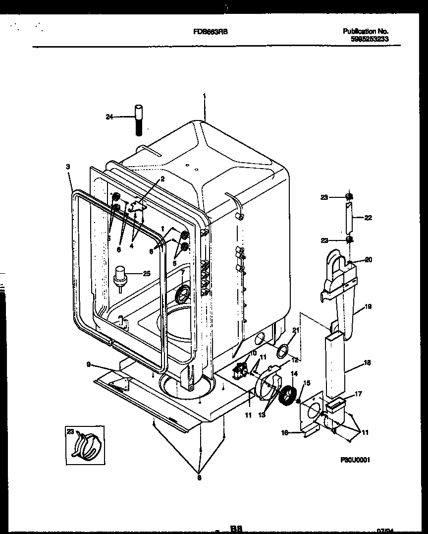 05 - TUB AND FRAME PARTS