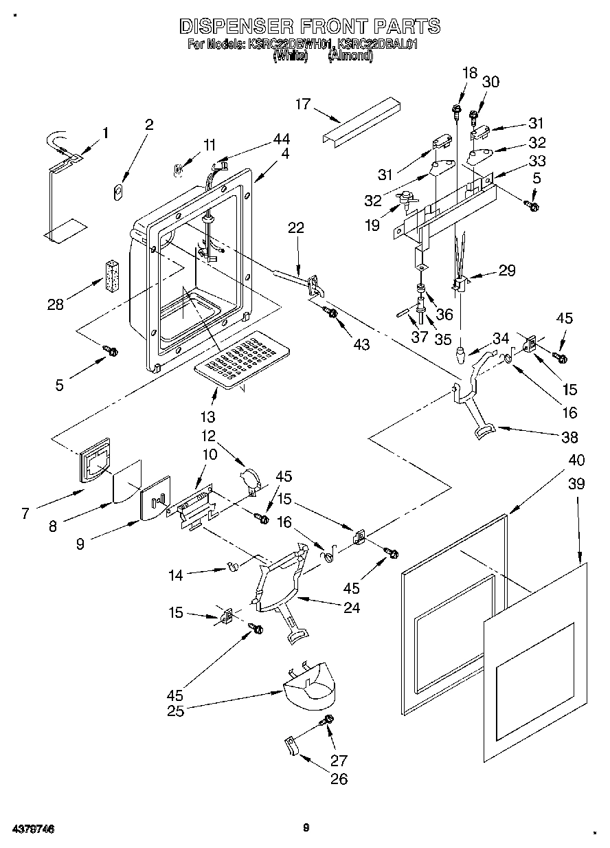 06 - DISPENSER FRONT