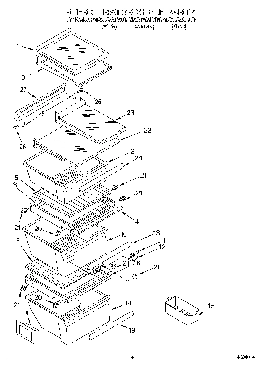 03 - REFRIGERATOR SHELF