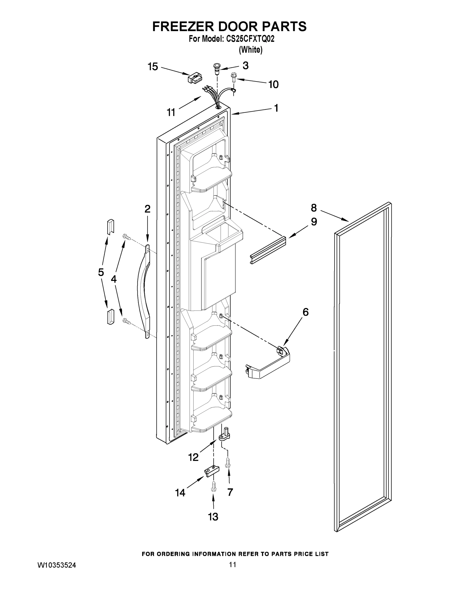 07 - FREEZER DOOR PARTS