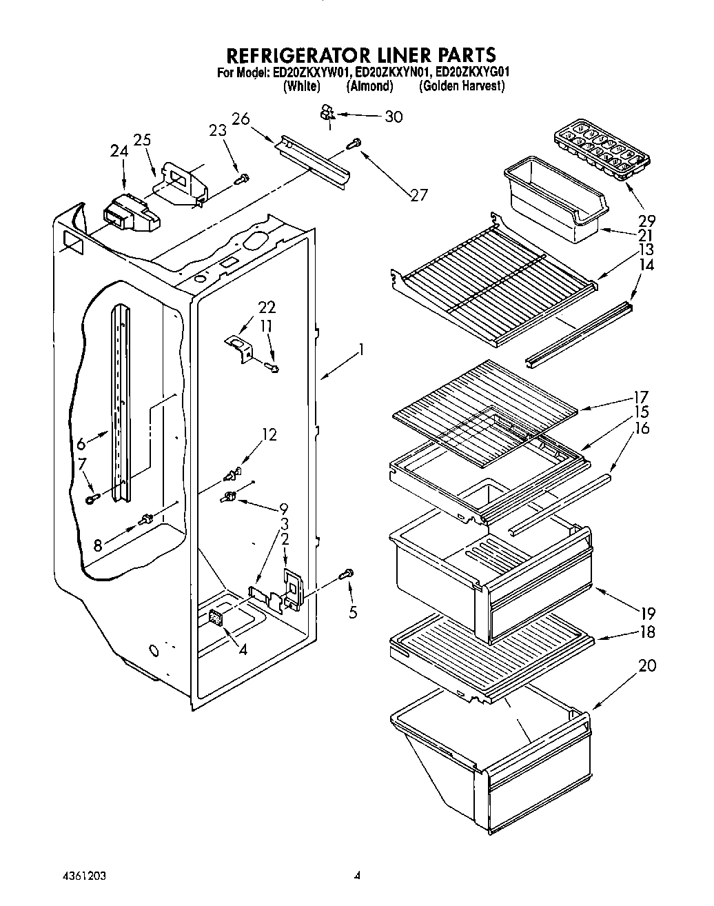 03 - REFRIGERATOR LINER