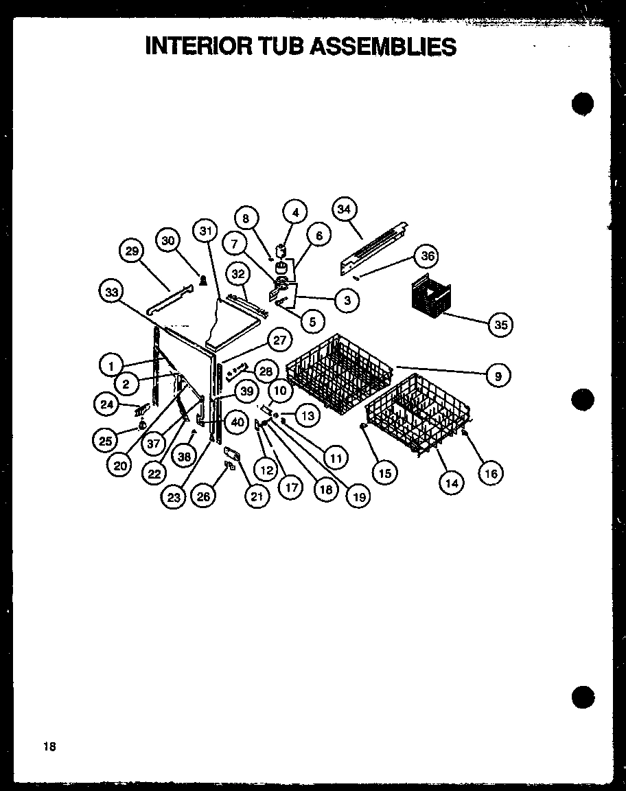 03 - INTERIOR TUB ASSY
