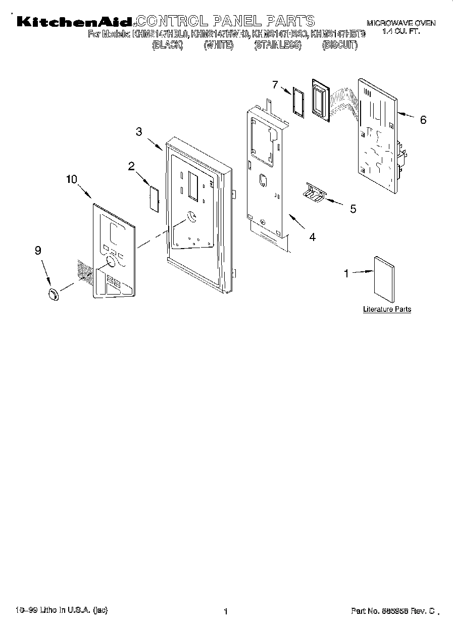 01 - CONTROL PANEL, LITERATURE